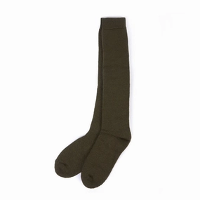 Barbour Wellington Knee Socks Olive Green Clearance Sale Trending Offer Today
