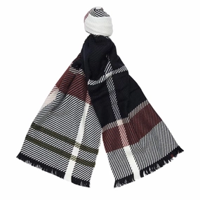 Barbour Womens Blair Tartan Scarf Midnight Today Only Discount Alert Trending Savings Now
