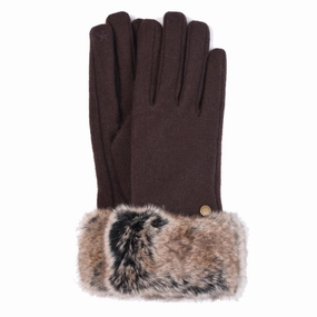 Barbour Womens Burford Glove Brown Price Drop Frenzy
