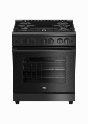 Beko PRGR34550CF 30" Carbon Fiber Pro-Style Gas Range