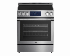 Beko SLER30532SS 30" Stainless Steel Slide-In Electric Range