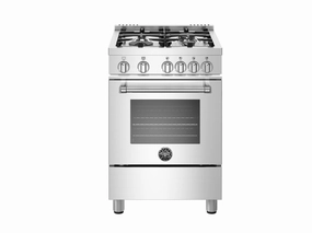 Bertazzoni MAST244GASXE 24 Inch All Gas Range, 4 Burners Stainless Steel