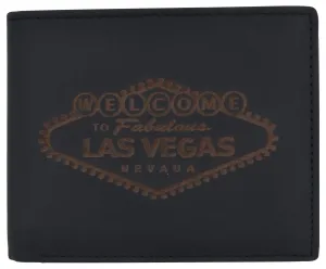 Rfid Mens Welcome To Fabulous Las Vegas Nevada Leather Bifold Wallet Biggest Savings Now Hot Discount Deal