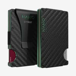 Deal Frenzy Today 005 Personalised Money Clip Wallet (Stealth Black/Viper Green)