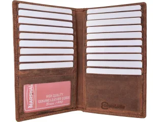 New Rfid Blocking Vintage Genuine Leather Bifold Credit Card Id Holder Wallet Dont Miss This Steal