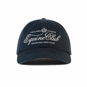 Holland Cooper Equine Club Ladies Cap - Ink Navy Ecru Dont Wait Save Big Savings Today