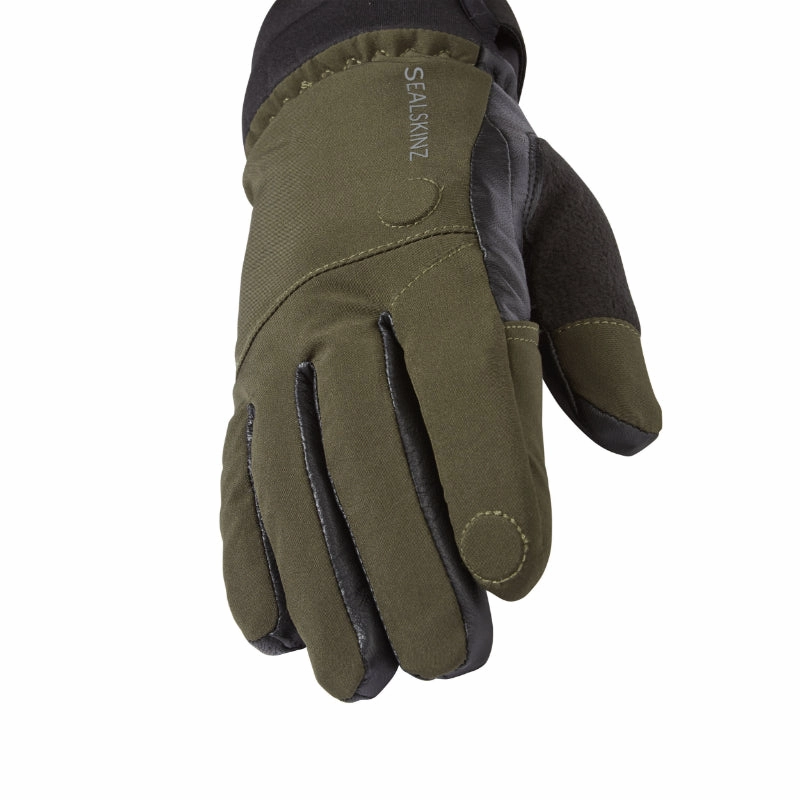 Todays Special Savings Sealskinz Broome All Weather Waterproof Shooting Gloves - Olive