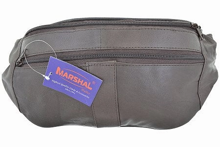 Travel Genuine Leather Waist Fanny Pack Hip Pouch With Zippered Compartments Todays Special Picks