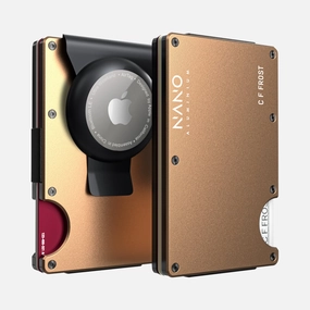 Personalised Airtag Money Clip Wallet (Spectre Gold) MustHave Steals