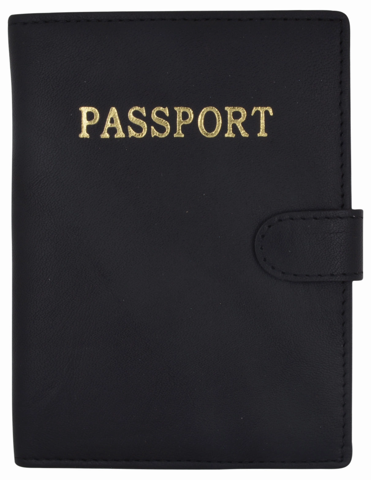Dont Miss Out Clearance Alert Now Leather Passport Holder Cover Wallet Card Case Travel Document Organizer Snap Closure