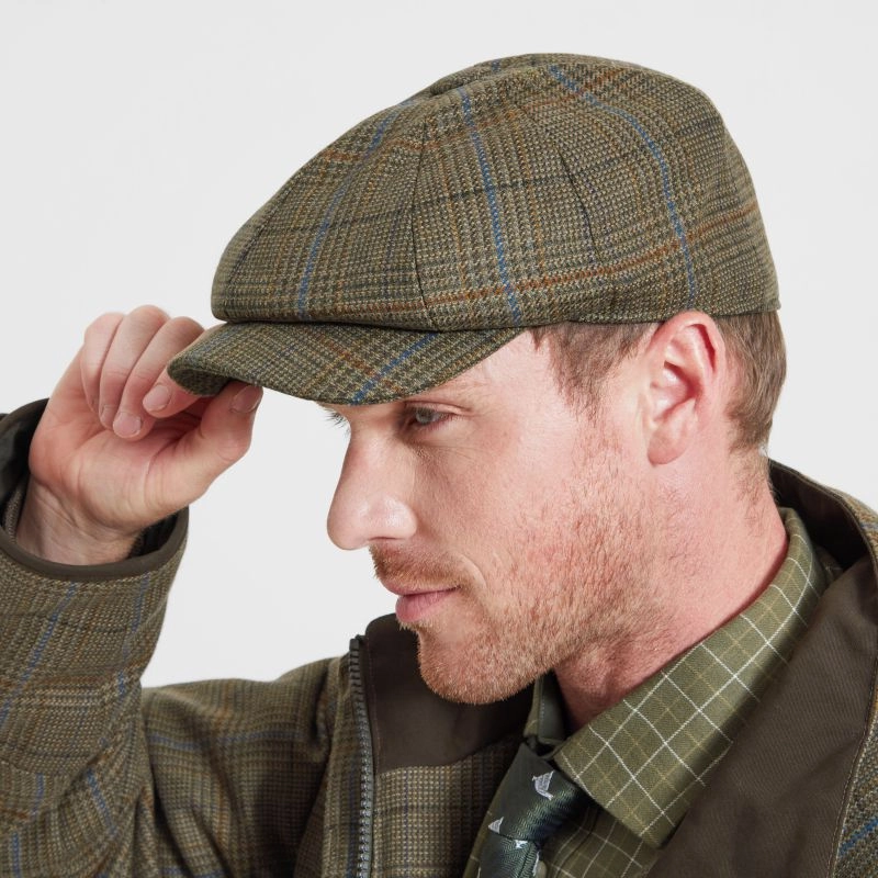 Limited Edition Offer Schoffel Newsboy Mens Cap - Arran Tweed