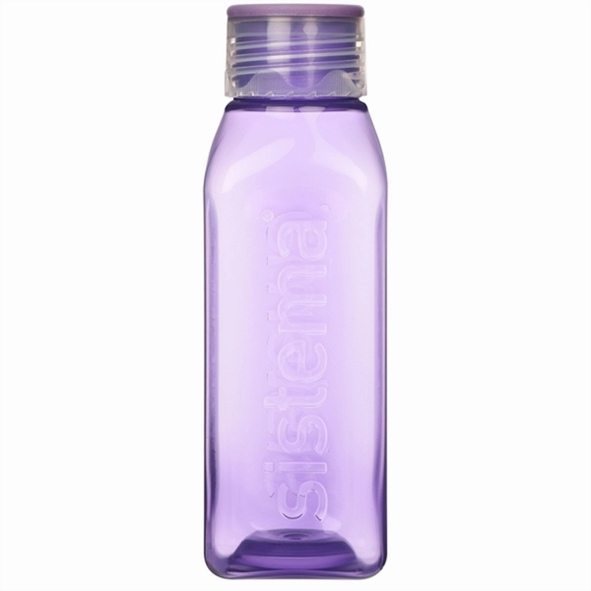 Sistema Square Water Bottle 475 Ml Misty Purple Trending Now Discount Mega Discount Today