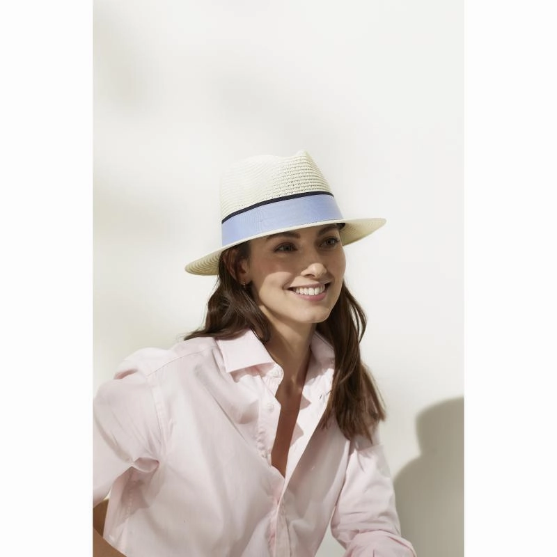 Hicks & Brown Orford Summer Fedora - Cornflower Blue Shop Hot Picks