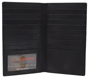 Bifold Rfid Blocking Premium Leather Credit Card Id Holder Long Wallet Todays Steal