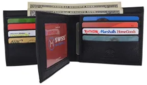 Today Only Offer Bifold Wallet For Men - Rfid Blocking Genuine Leather Extra Capacity Wallet Gift Box