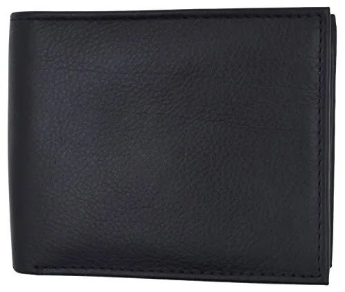 Flash Pick Today Bifold Wallet For Men - Rfid Blocking Genuine Leather Extra Capacity Wallet Gift Box