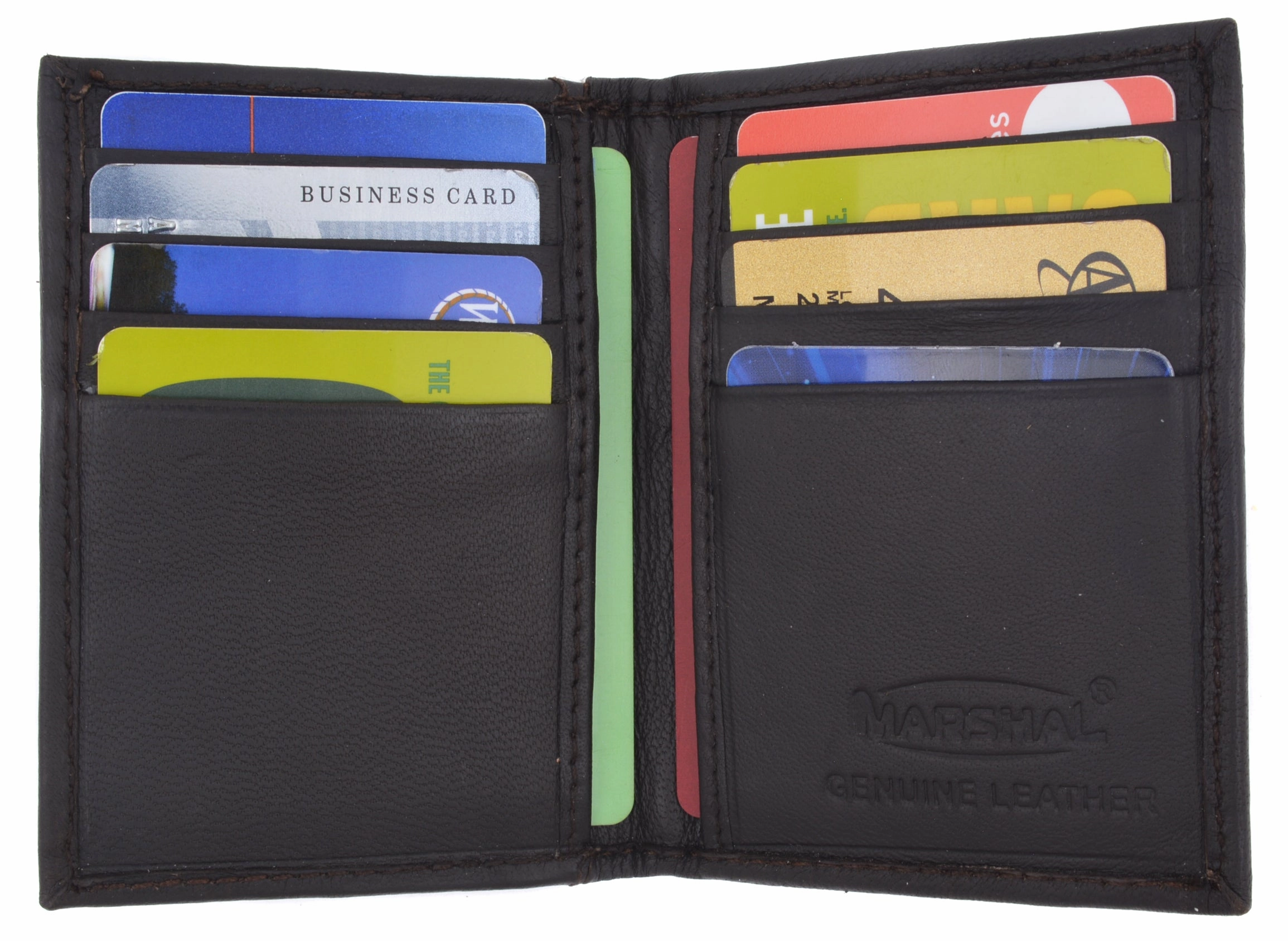 Bifold Lamb Leather Credit Card Holder Wallet With Outside Id Window & Zippered Pocket 76 Todays Special Picks Limited Offer Alert