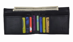 Clearance Alert Now Limited Stock Offer Bifold Mens Leather Dual Zippered Change Pockets Credit Card Holder Wallet 1618