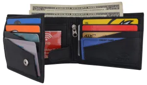 Save Big Online Grab Save Today Mens Rfid Blocking Leather Credit Card Id Snap Holder Bifold Wallet