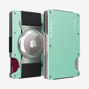 Shop Smart Save Personalised Airtag Cash Strap Wallet (Orchard Mint)