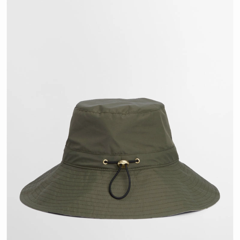 Clearance Steal Today Dont Wait Save Today Barbour Darla Ladies Showerproof Bucket Hat - Fern/Rosemary