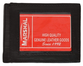 Genuine Cowhide Leather Bifold Mens Wallet With Middle Flap And Coin Pouch 1786 Cf Special Deal Frenzy