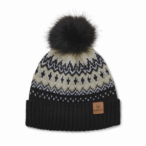 Mega Discount Today Shop Grab Now Ariat Hansford Ladies Beanie - Black