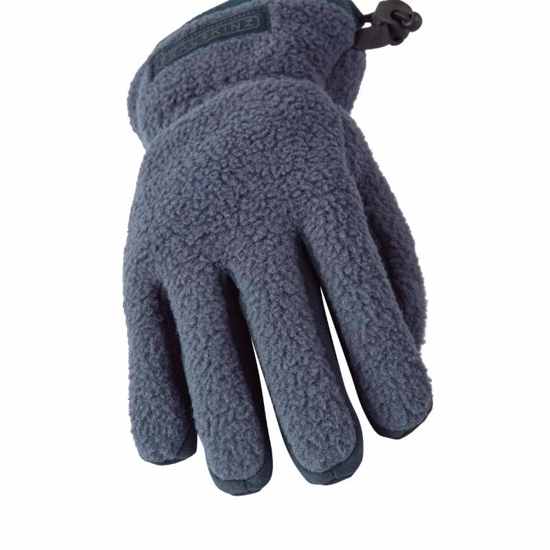 Hot Deals Today Trendy Picks Today Sealskinz Hoveton Waterproof Sherpa Gloves - Navy