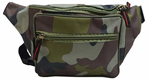 Camo Nylon Waist Fanny Pack Belt Bag Pouch Travel Hiking Camping Hip Purse Men Women (Camo) Grab It Fast