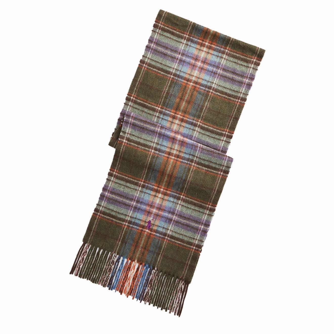 Polo Ralph Lauren Plaid Scarf Olive Dont Miss This Steal