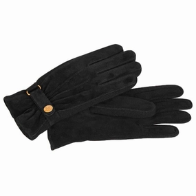 Todays Hot Pick Shop Hot Deals Dents Ladies Lined Suede Gloves Black