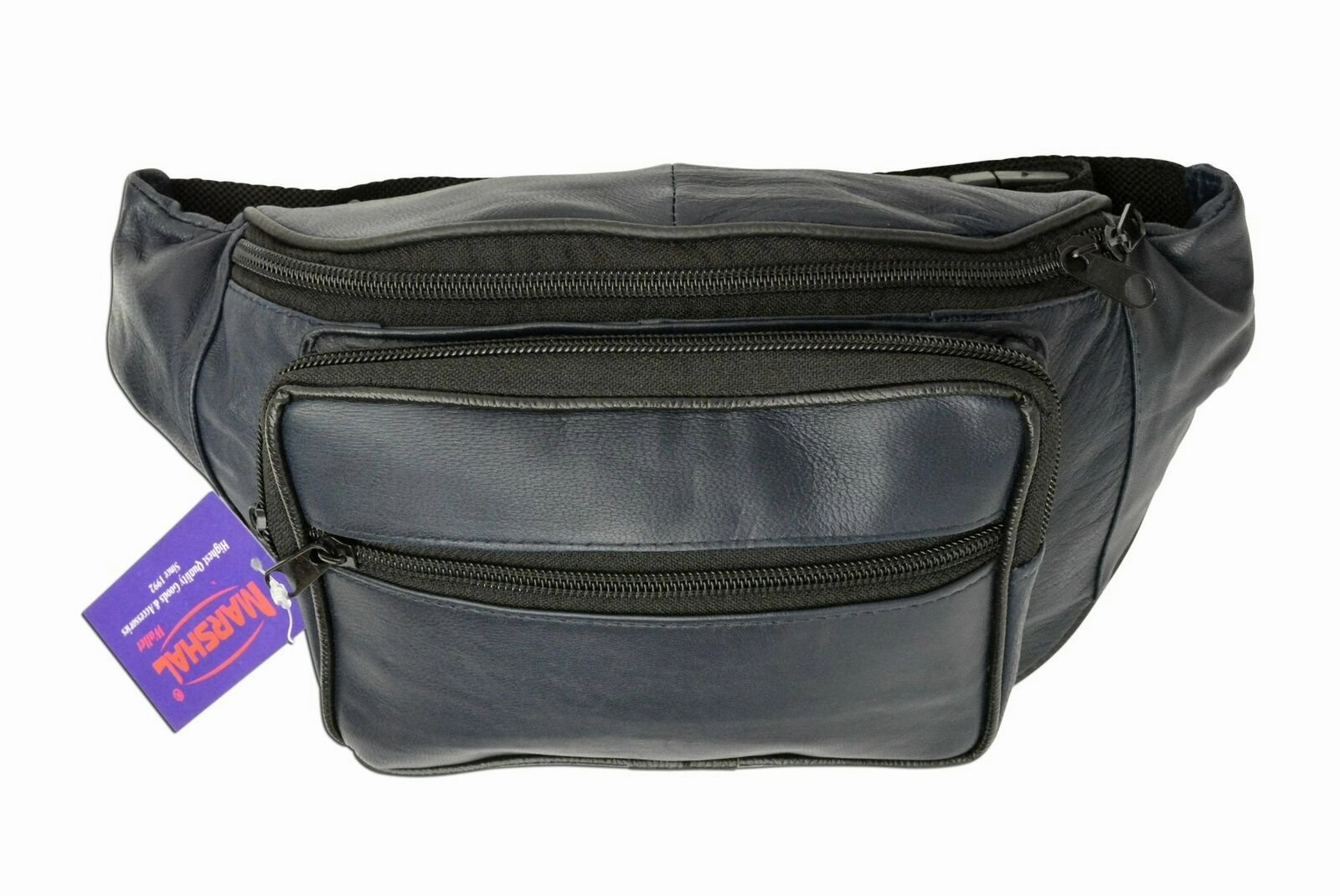 Todays Special Picks Genuine Leather Waist Fanny Pack Belt Bag Pouch Travel Hip Purse Men Women