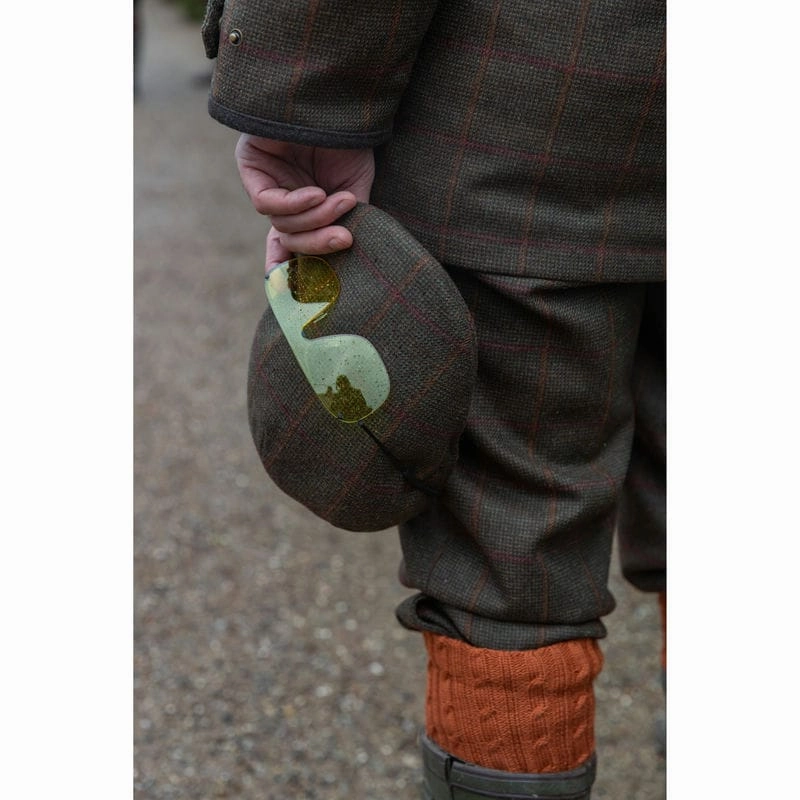 Laksen Drivers Mens Tweed Flat Cap - Hastings Tweed Daily Clearance Deal