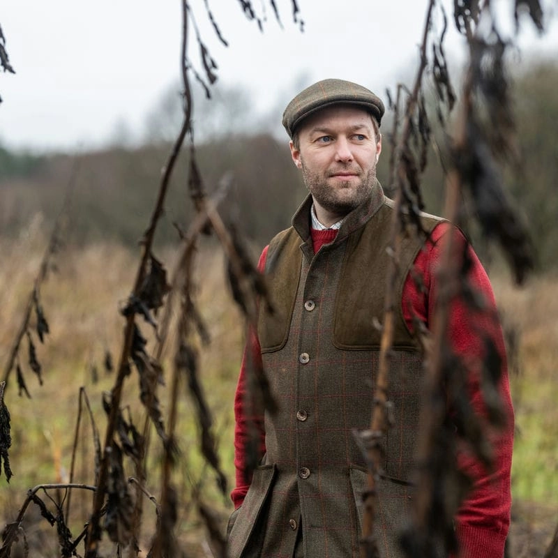 Laksen Drivers Mens Tweed Flat Cap - Hastings Tweed Big Price Drop Big Savings Today