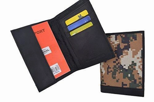 Grab Save Today Passport Organizer Travel Rfid Blocking Protector Credit Card Case Holder Camo Wallet