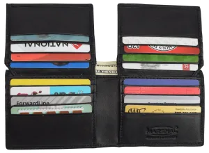 Rfid Signal Blocking Theft Protection Leather Large Thick Security Mens Bifold Wallet Price Slash Today