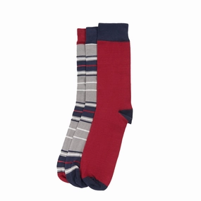 Perfect Gift Sale Barbour Tartan Socks Gift Box Blue Granite