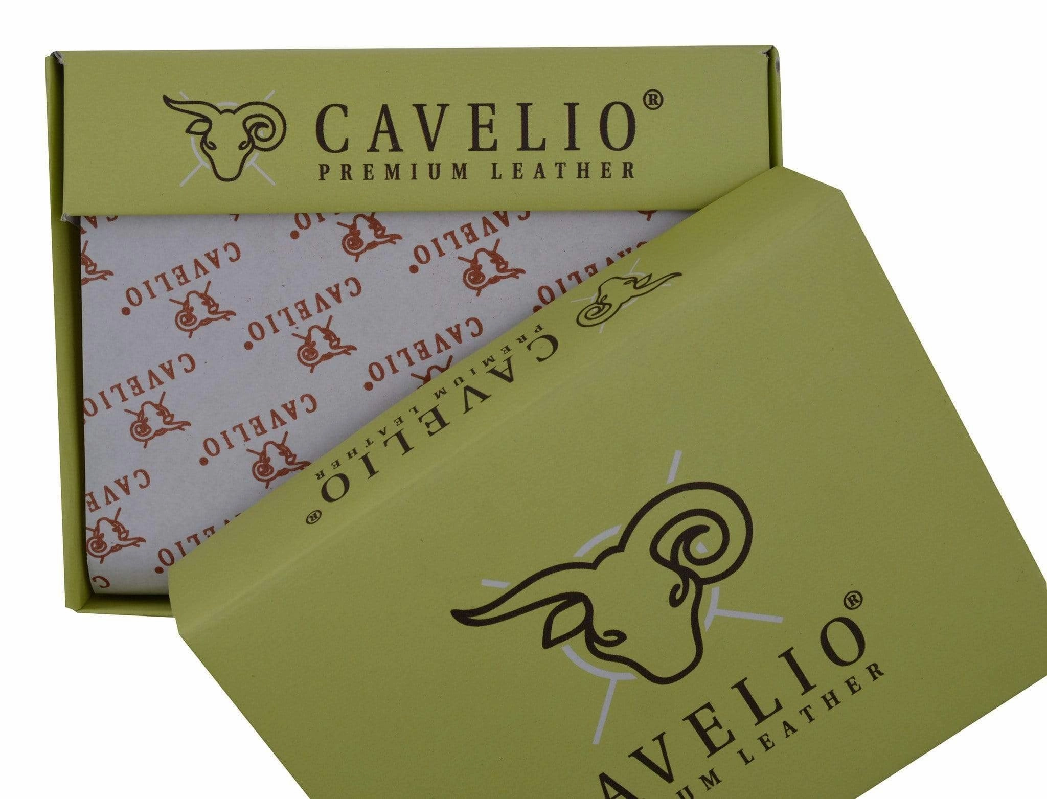 Cavelio Hunter New Premium Leather Credit Card Id Money Holder Trifold Wallet Hu1955 (C) Best Deal Today Price Drop Today
