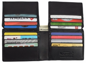 Rfid Signal Blocking Theft Protection Leather Large Thick Security Mens Bifold Wallet Price Slash Today