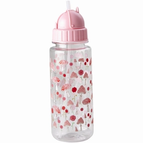 Exclusive Online Deal Rice Plastic Kids Drinking Bottle With Pink Happy Forest Print - 500 Ml