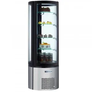 Black Diamond - BDRCK-400 Floor Standing Vertical Refrigerated Display Case 12.7 Cu. Ft.