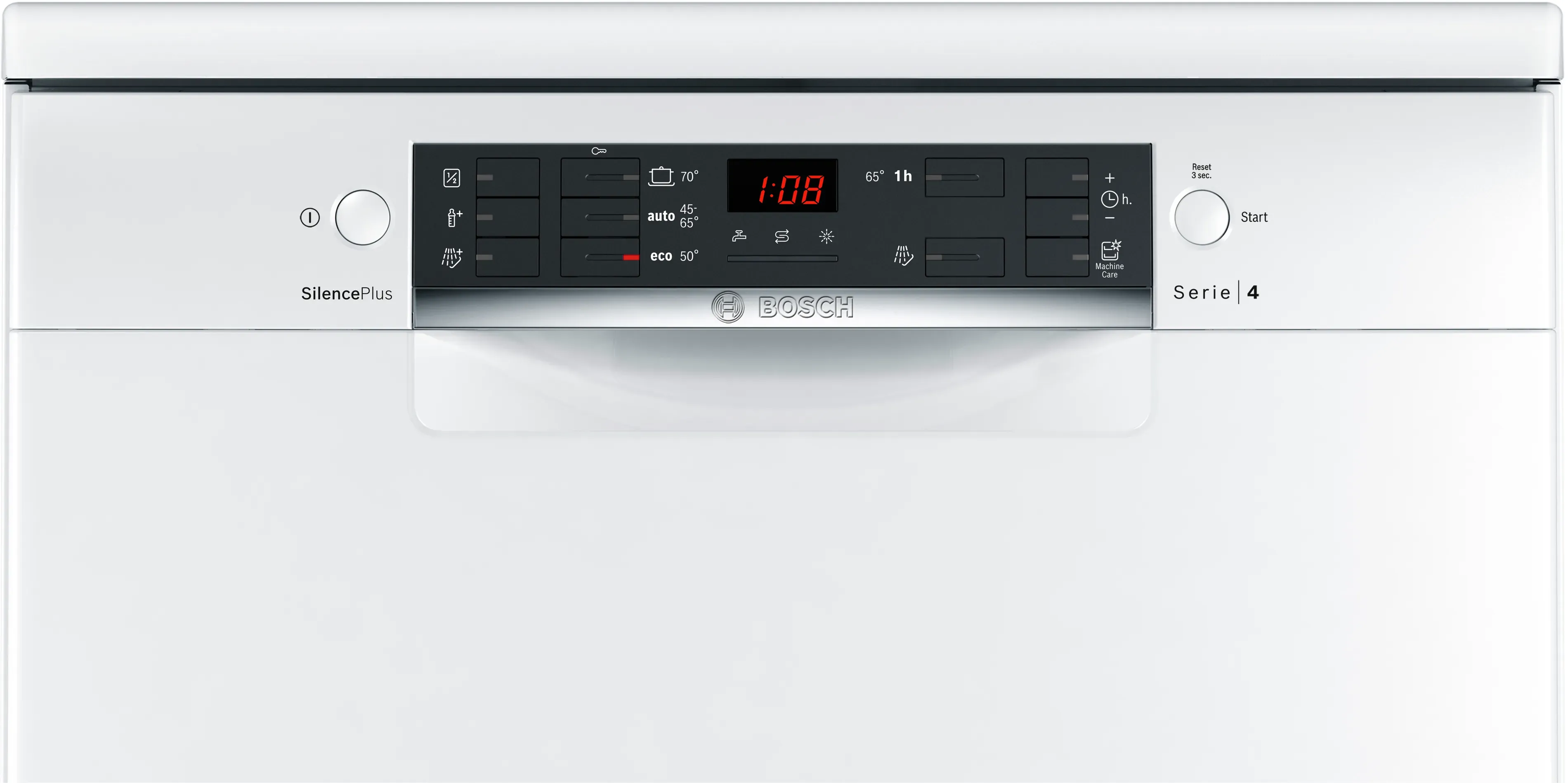 Bosch Free Stand Dishwasher A  , 12Set, 5Programs, 3 Sprays, 2Racks, White