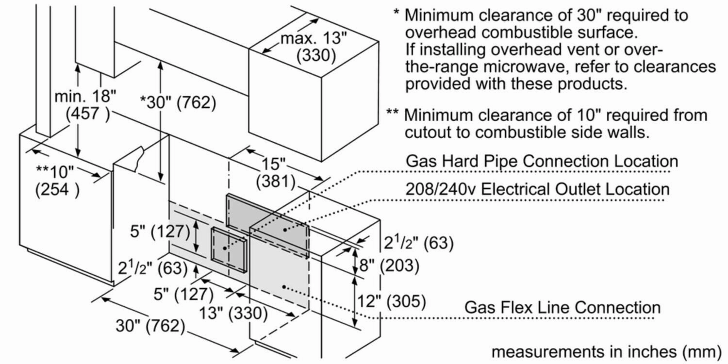 Bosch HDIP056U Benchmark Dual Fuel Slide-In Range 30'' Stainless Steel Hdip056U