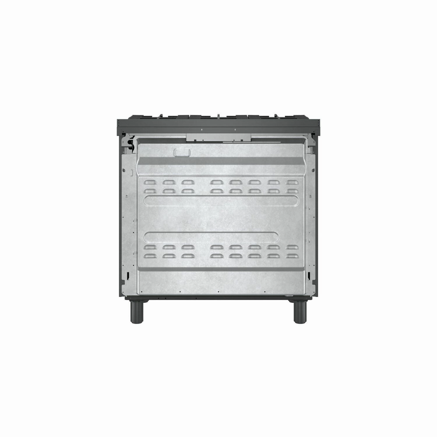 Bosch HDS8645U 800 Series Dual Fuel Freestanding Range 36'' Black Stainless Steel Hds8645U