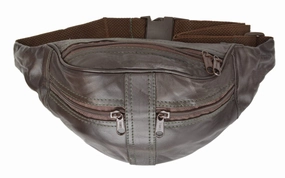 MustHave Clearance Flash Sale Alert Brown Leather Waist Fanny Pack Belt Bag Pouch Travel Hip Purse