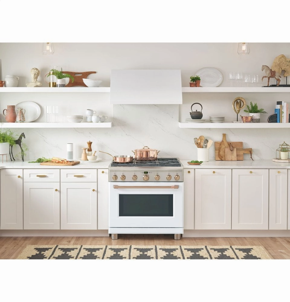Cafe C2Y366P4MW2 Caf 36" Dual-Fuel Professional Range With 6 Burners (Natural Gas)