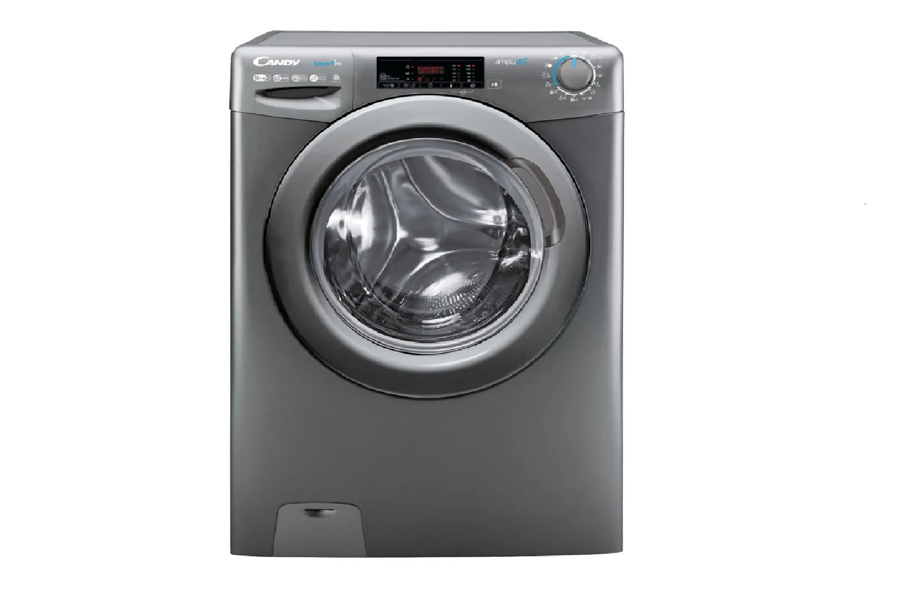 Candy 10Kg Washer& 6Kg Dryer, 1400Rpm, Anthracite, Anthracite Door, Smart Pro