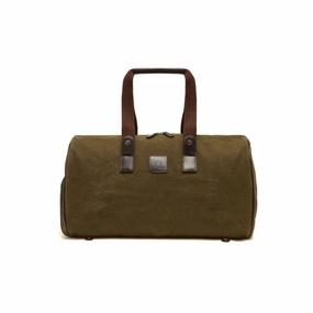 Hot Pick of the Day Dont Miss Big Savings Canvas & Leather Duffle Bag And Suit Carrier - Green