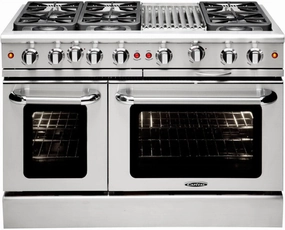 Capital COB484B2 Connoisseurian 48" Dual Fuel Self Clean Range