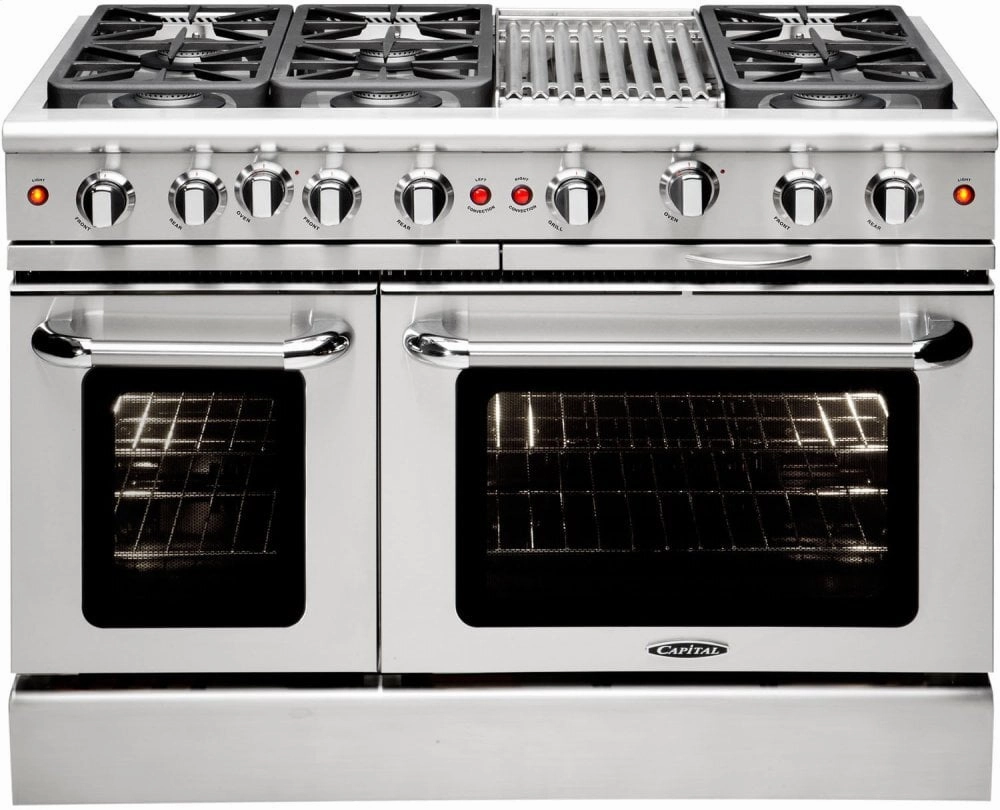 Capital COB484B2 Connoisseurian 48" Dual Fuel Self Clean Range